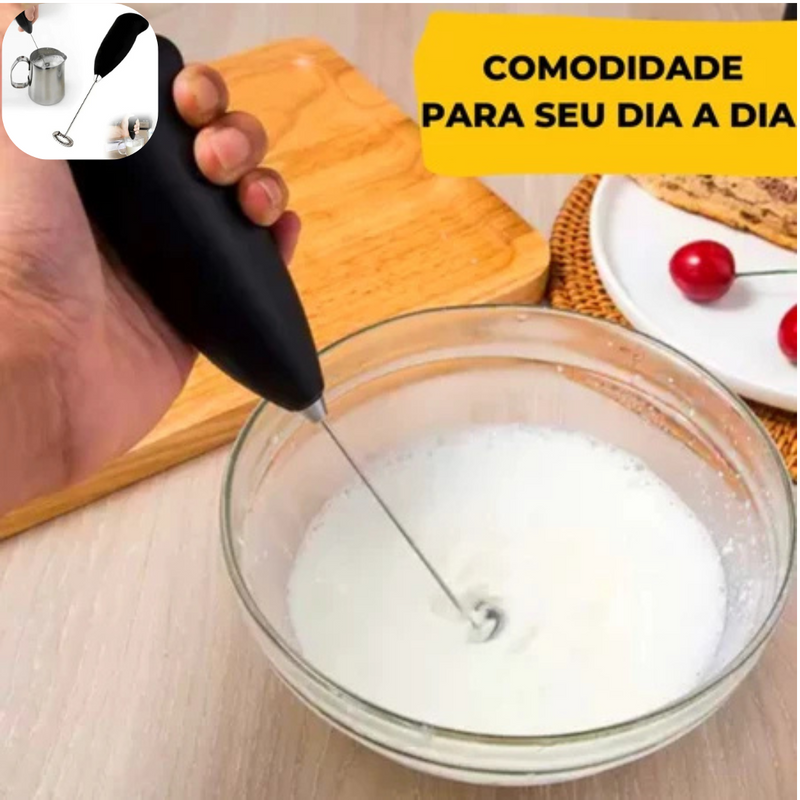 (Simples) Mini Mixer Misturador Elétrico Portátil Bivolt