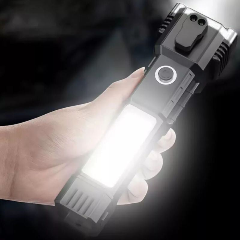 Lanterna LED Martelo Recarregável de Emergência Multiuso - BBL-2023