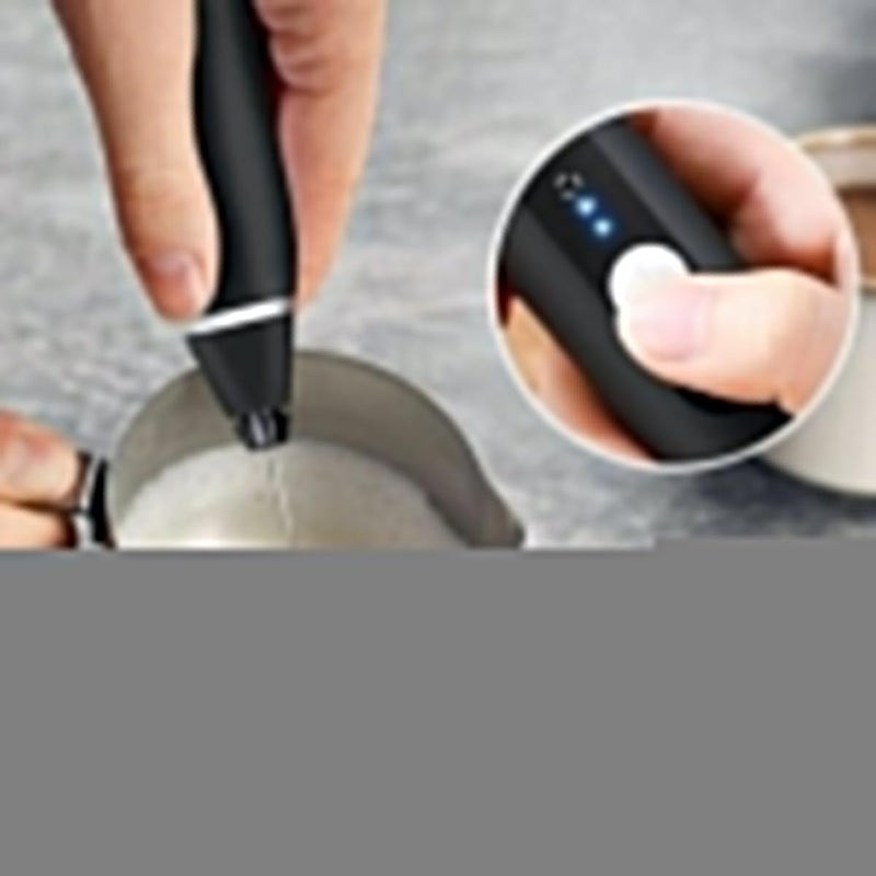 BRANCA - (Premium) Mini Batedor Mixer Elétrico Portátil Bivolt